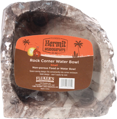 Hermit Headquarters Hermit Crab Rock Corner Bowl