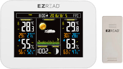 Ezread Digital Color Weather Station Thermometer