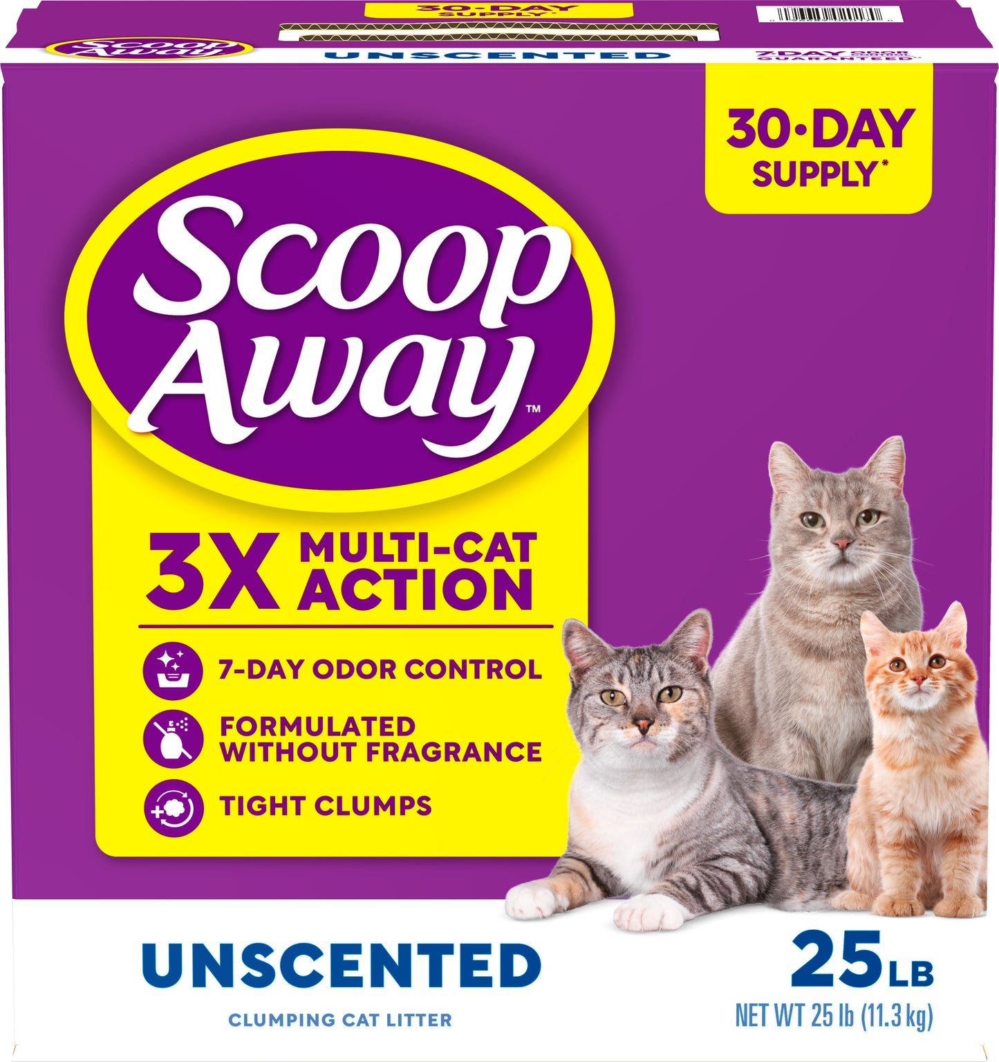 Scoop Away Super Clump Unscented Litter