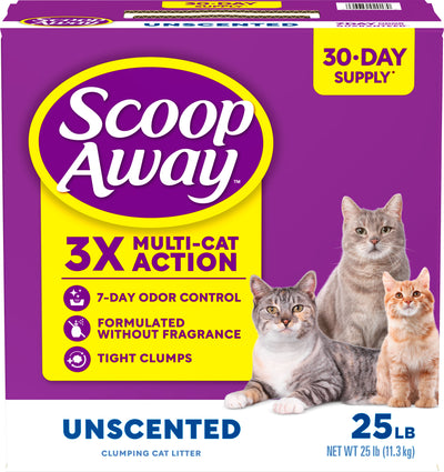 Scoop Away Super Clump Unscented Litter
