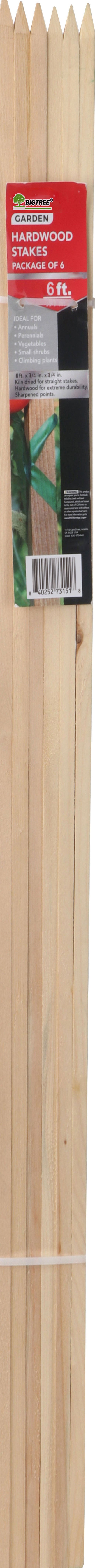 Big Tree Packaged Hardwood Stakes