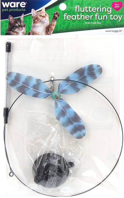 Fluttering Fun Feather Cat Toy
