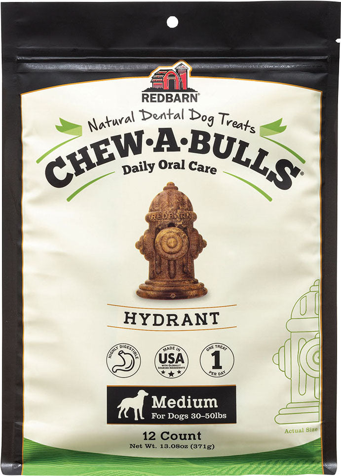Redbarn Chew-A-Bulls Hydrant Dental Treats
