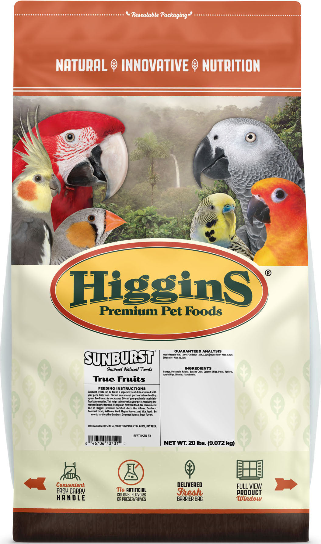 Sunburst Gourmet Natural Avian Treat