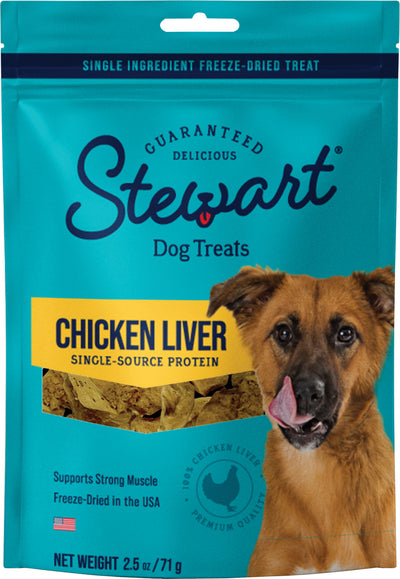 Stewart Freeze Dried Dog Treats Pouch