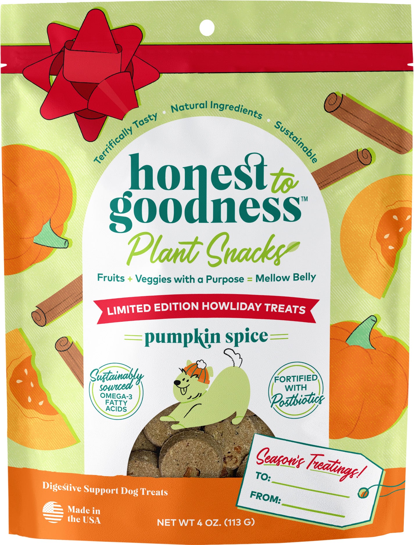 Honest To Goodness Plant Snacks Howliday Treats