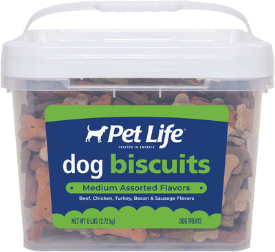 Pet Life Dog Biscuits Barrel