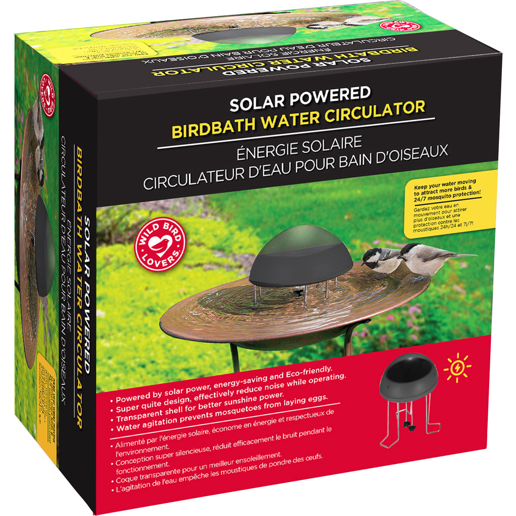 Solar Water Birdbath Circulator