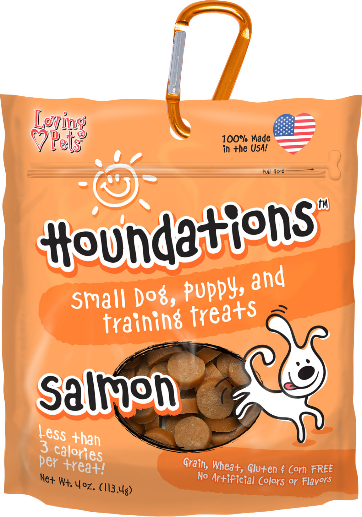Houndations Usa Training Treats W/Carabiner