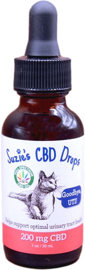 Suzie'S Cbd Goodbye Uti Drops For Cats