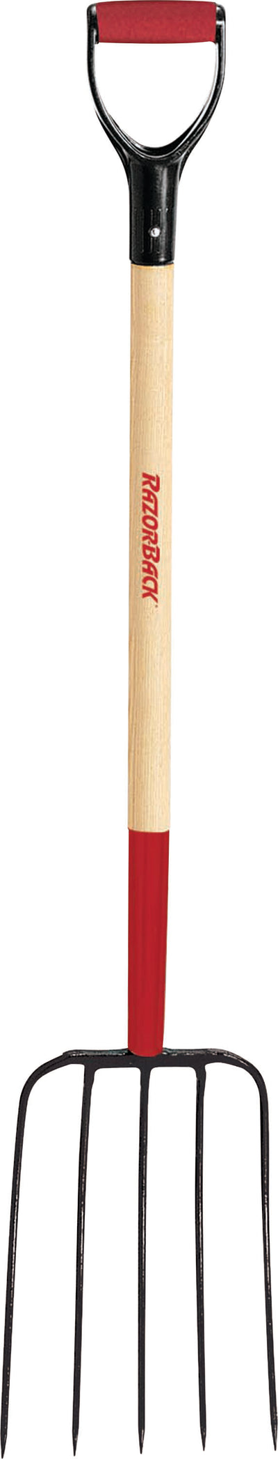 Razor-Back 5-Oval Tine Forge Compost Fork W/D Grip