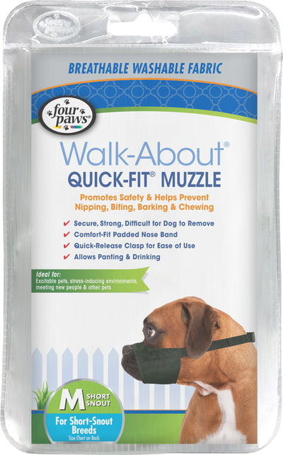 Four Paws Walk About Quick Fit Dog Muzzle
