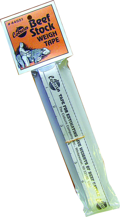 Beef Stock Weigh Tape