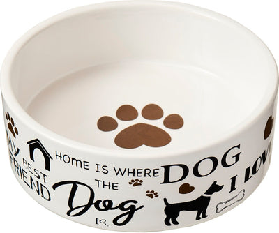 Spot I Love Dogs Stoneware Dog Dish