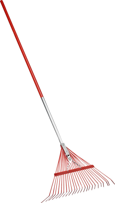 24 Tine Aluminum Handle Spring Brace Rake