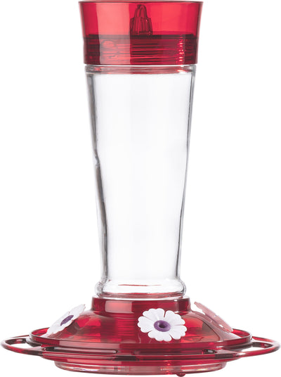 Ruby Glass Hummingbird Feeder