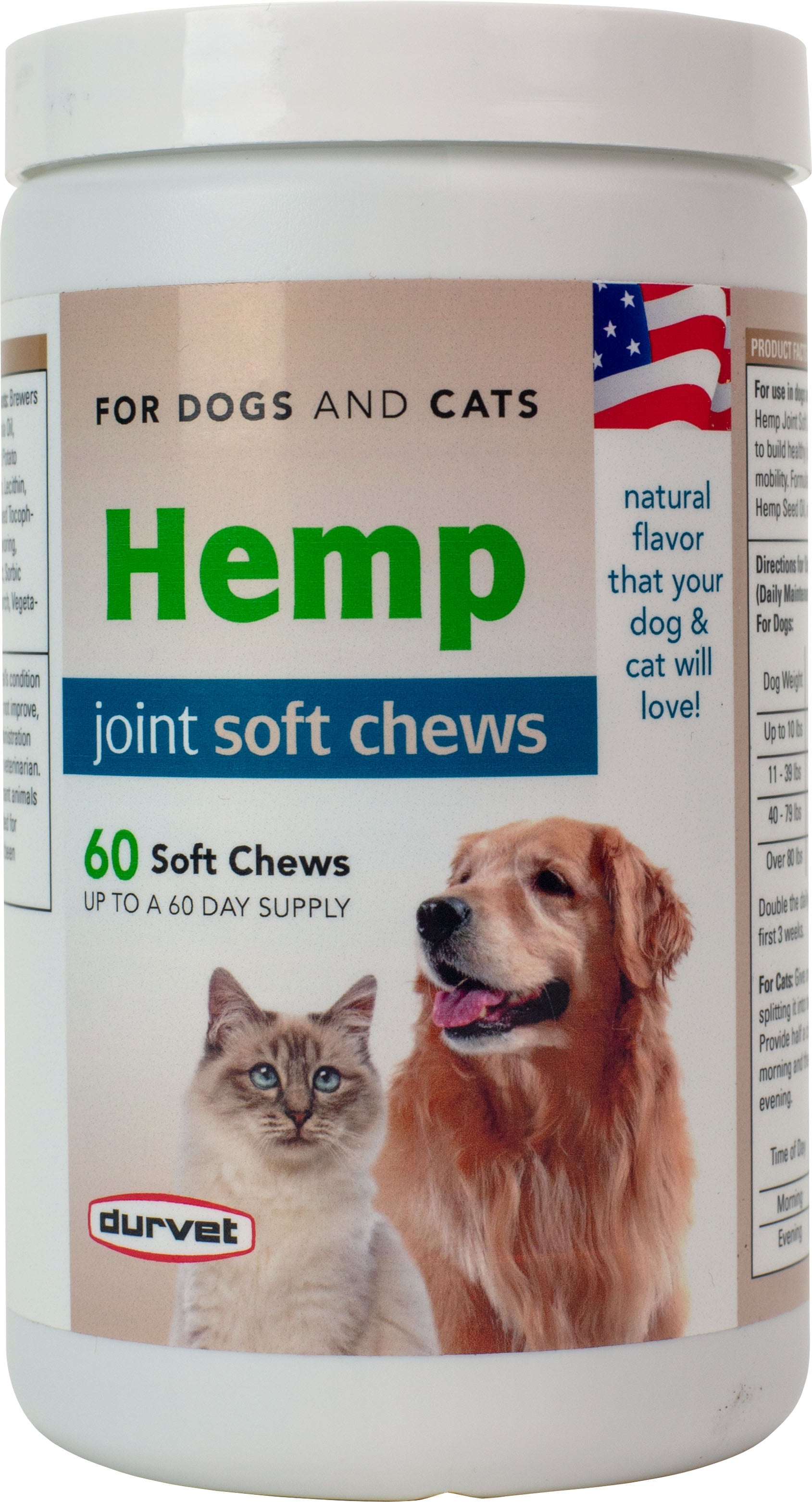 Durvet Hemp Joint Soft Chews For Dogs & Cats
