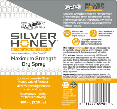 Silver Honey Rapid Skin Relief Max Spray