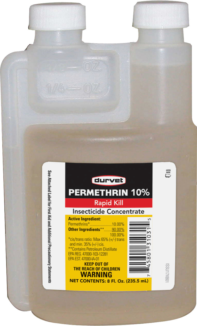 Durvet Permethrin 10% Rapid Kill Insecticide Conc