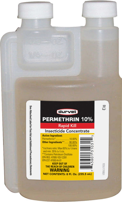Durvet Permethrin 10% Rapid Kill Insecticide Conc