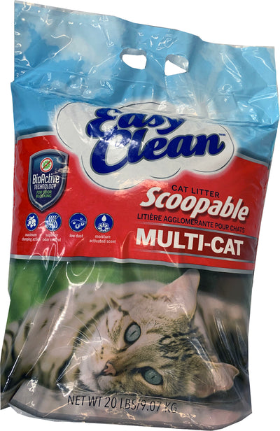 Easy Clean Multi-Cat Scoopable Cat Litter