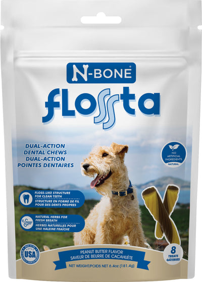 N-Bone Flossta Dual Action Dental Chew