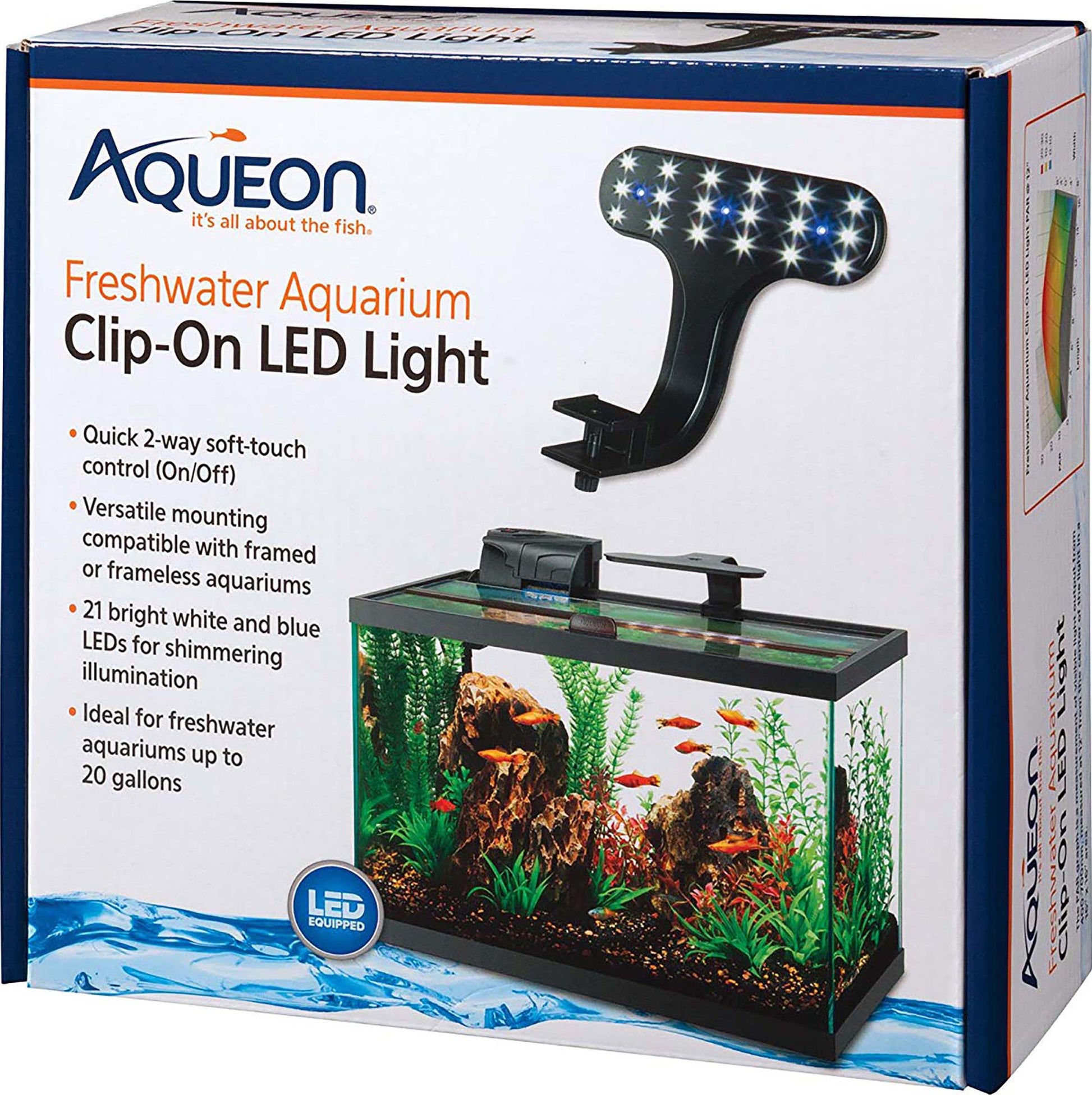 Aqueon Led Clip-On Freshwater Light