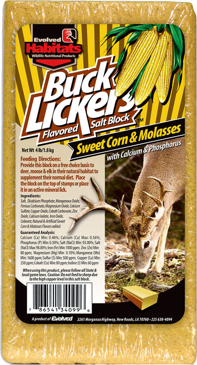 Evolved Buck Lickers Flavored Salt Block