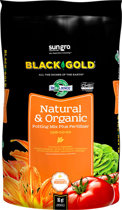 Black Gold Natural And Organic Potting Mix Omri