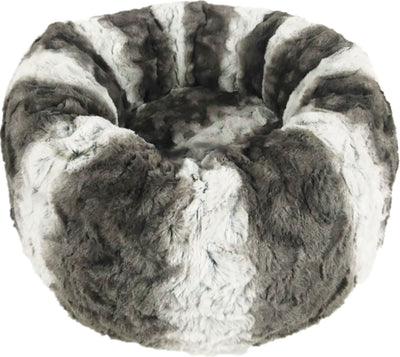 Sleep Zone Faux Fur Round Bed