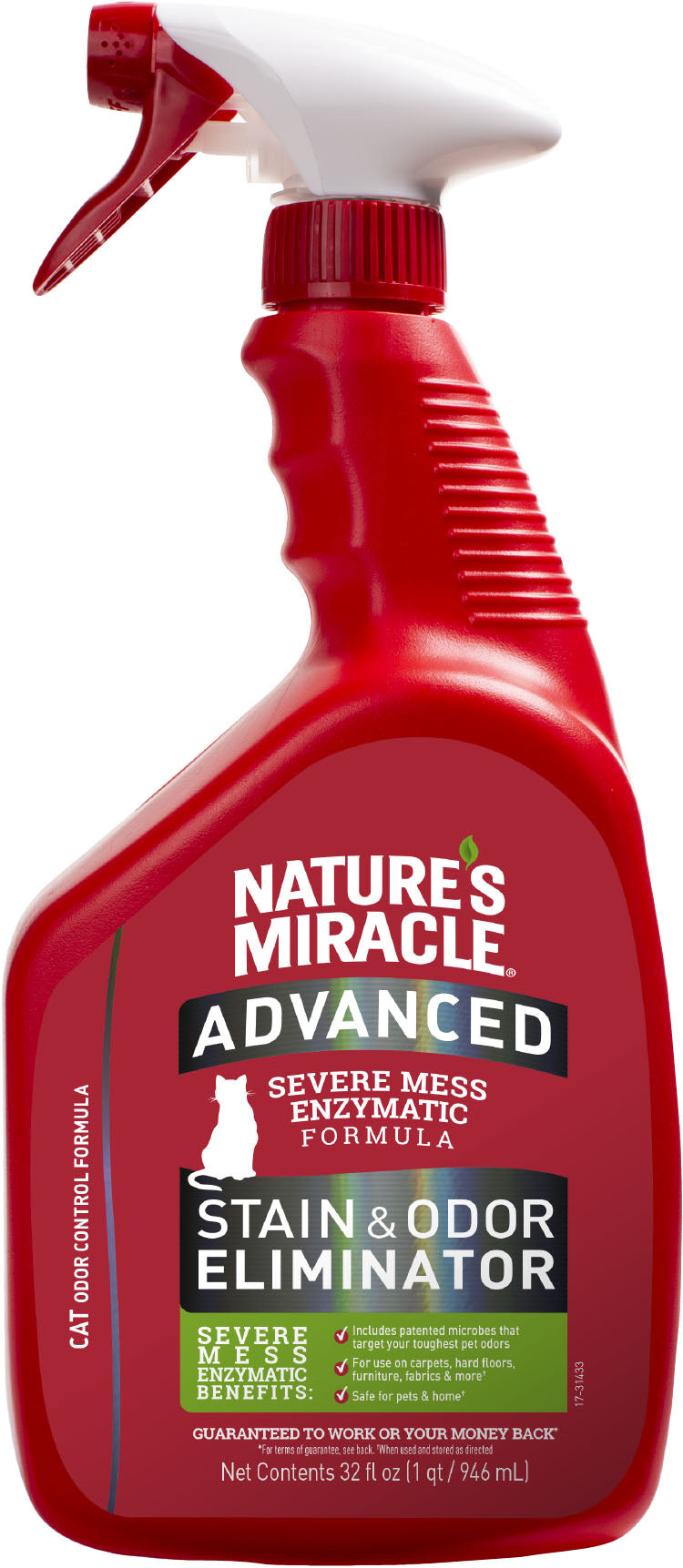 Nature'S Miracle Adv Stain & Odor Remover For Cats
