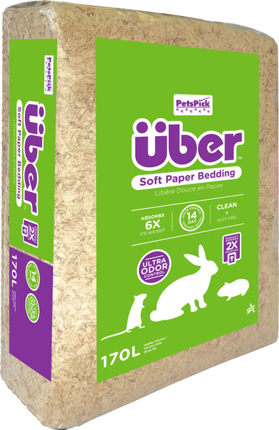 Uber Soft Paper Pet Bedding Store Use