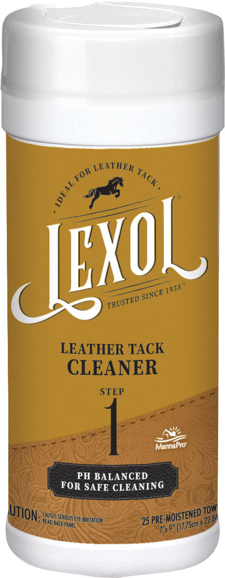 Lexol Leather Tack Cleaner Step 1 Wipes