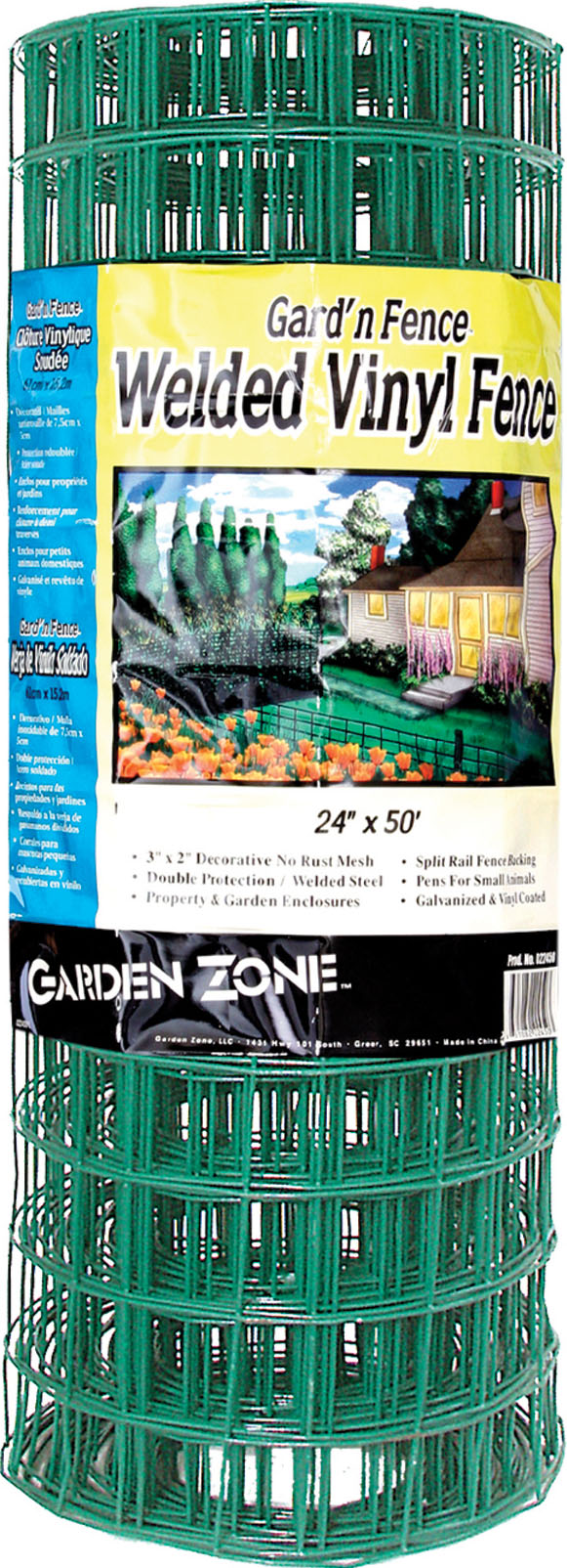 Welded Vinyl Fence 16 Gauge