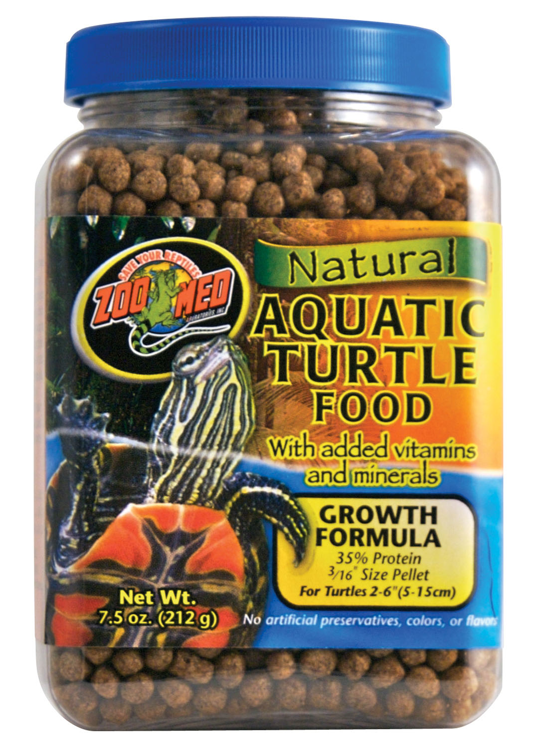 Natural Aquatic Turtle Food Growth Formula
