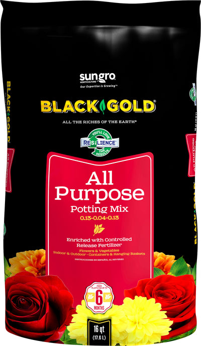 Black Gold All Purpose Potting Mix W/Crf