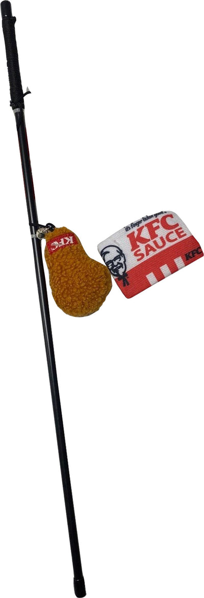 Spot Kfc Sauce Pack & Drumstick Wand W/Catnip Toy