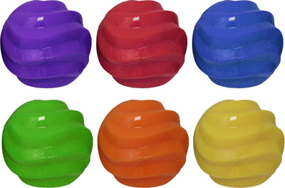 Multipet Ruff Enuff Rubber Spiral Ball