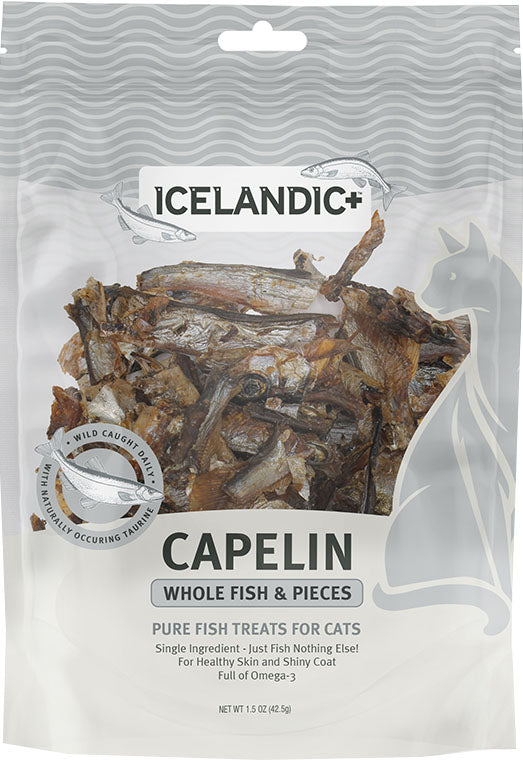 Icelandic+ Capelin Whole Fish & Pieces Cat Treat