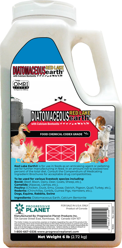 Red Lake Diatomaceous Earth W/Calcium Bentonite