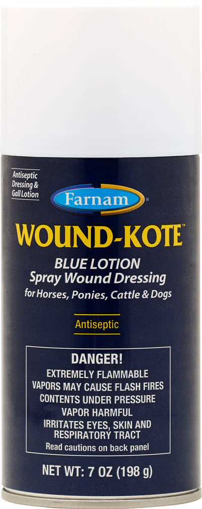 Farnam Wound-Kote Blue Lotion Spray Wound Dressing