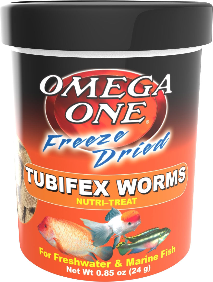 Omega One Freeze Dried Tubifex Worm
