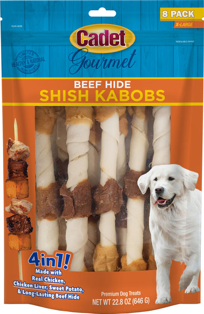 Cadet Gourmet Beef Hide Shish Kabobs 4 In 1