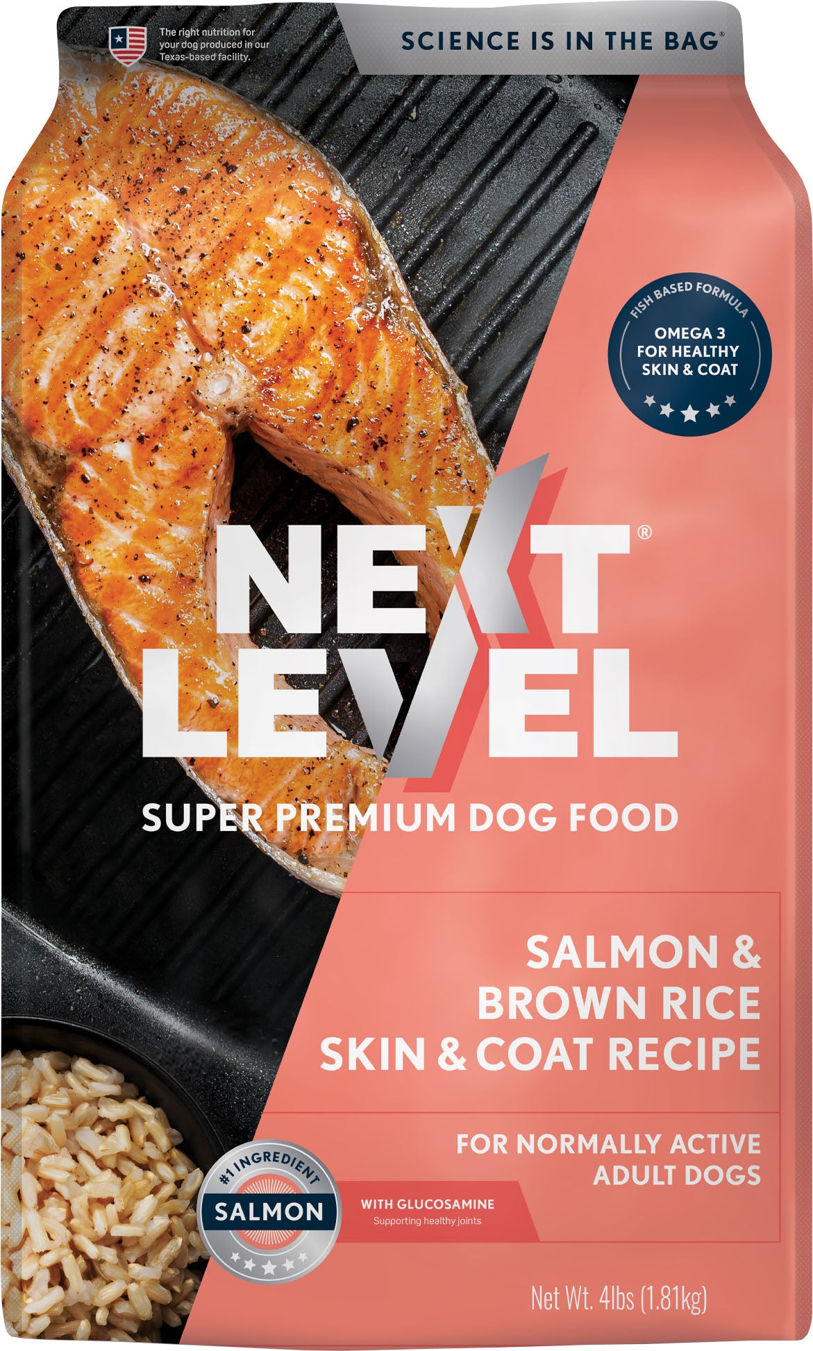 Next Level Normally Active Skin & Coat Dog Food