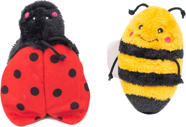 Zippypaws Crinkle Bee & Ladybug