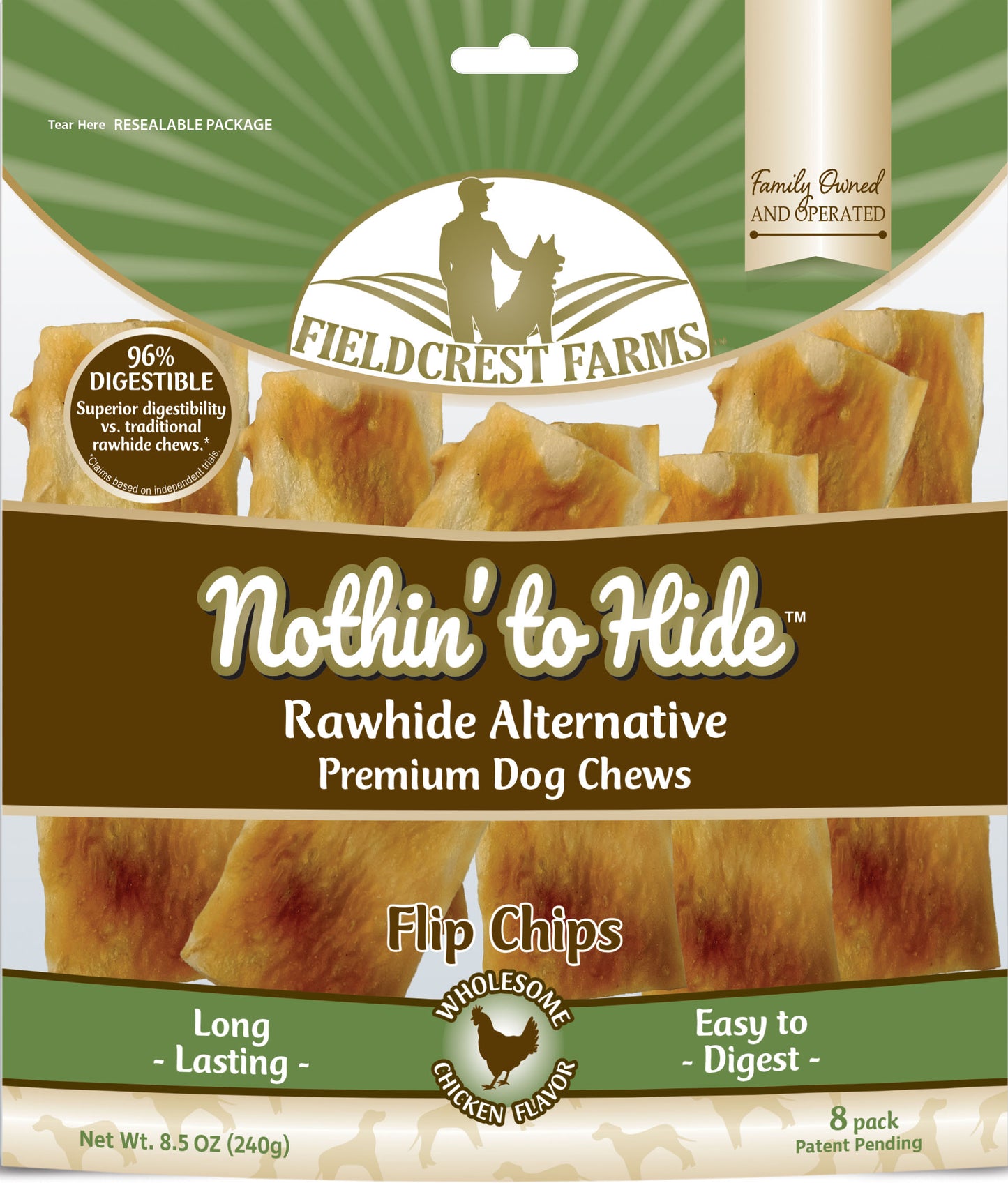 Nothin' To Hide Rawhide Alternative Flip Chips