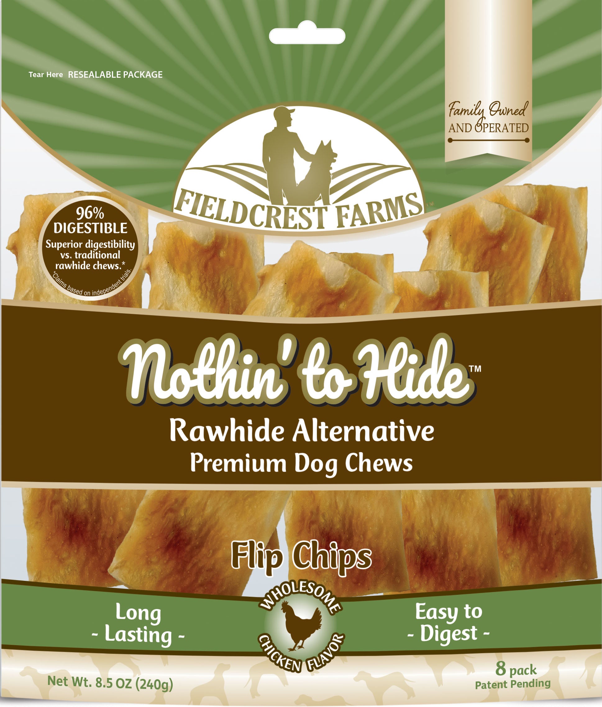 Nothin' To Hide Rawhide Alternative Flip Chips