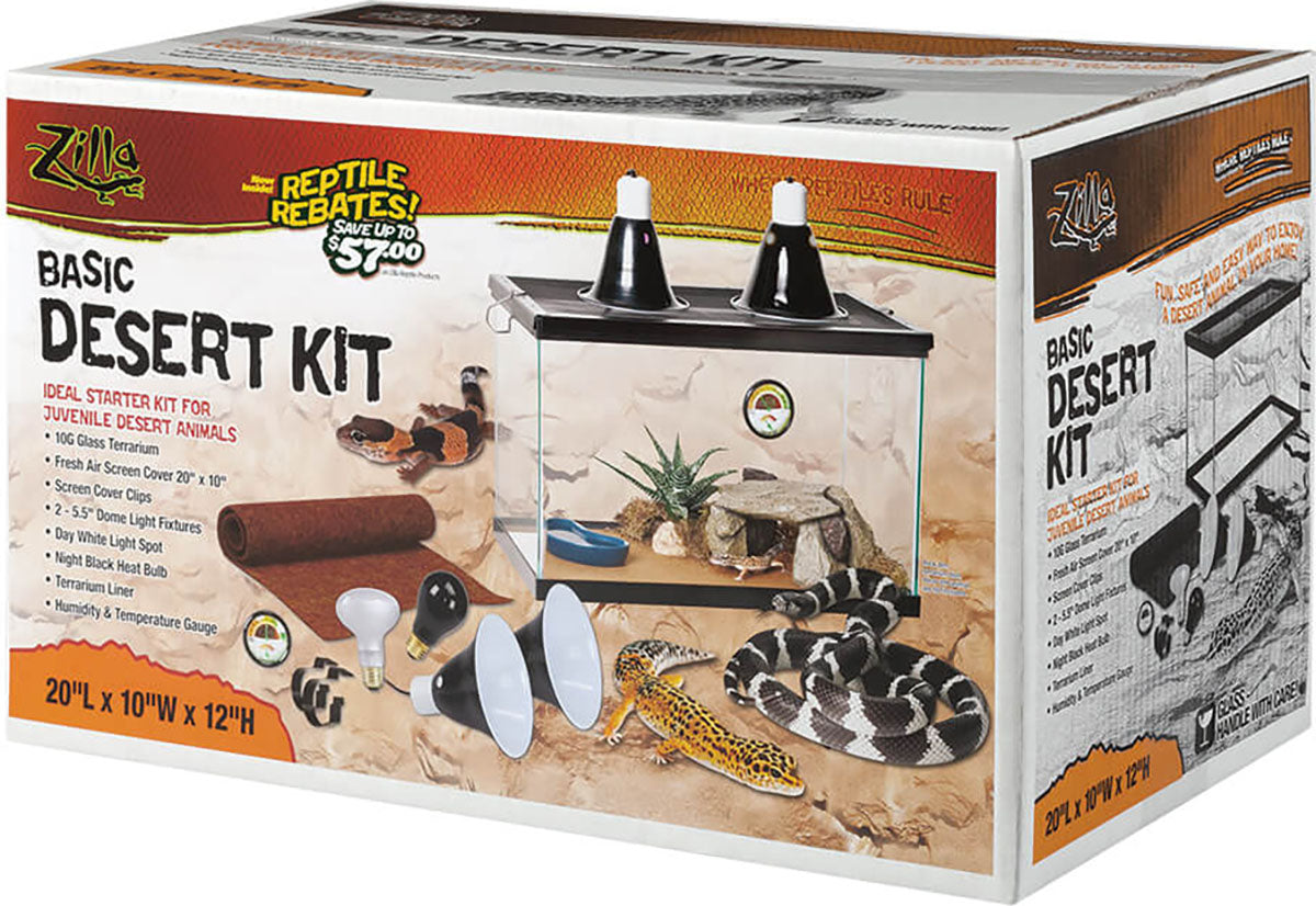 Zilla Basic Desert Reptile Starter Kit