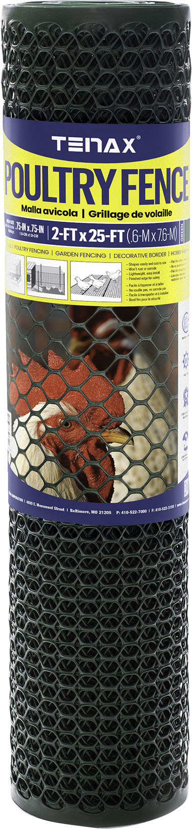Tenax Plastic Hex Net Poultry Fence