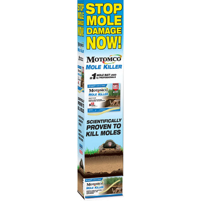 Motomco Mole Killer Gravity Feeder Display